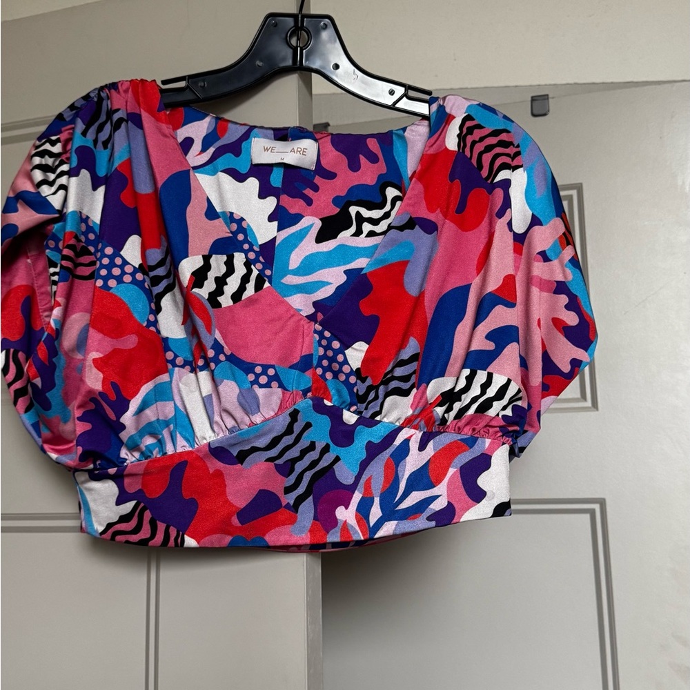 Colorful Abstract Women's Top